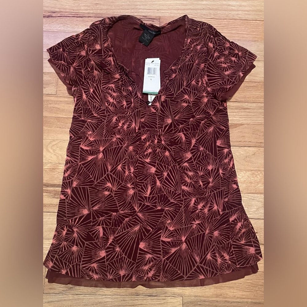 NEW Calvin Klein woman’s shirt - size large- NWT